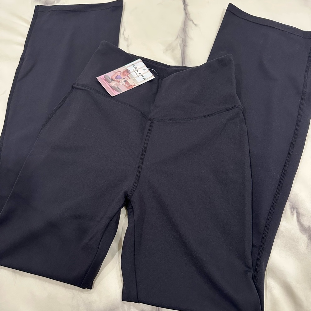 HALARA Petite Black Straight Leg Yoga Pants